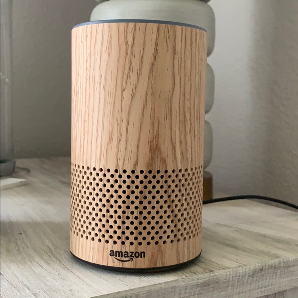 2nd Gen Amazon Echo Wood Finish